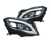 aejghfwjh Pour Benz Pour GLA W156 2015-2019 1 Paire D'assemblage De À LED Phares Plug And Play LED DRL Animation De Virage Feux Avants Phares Auto