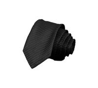 AEJHSIN Cravate Homme Cravate fine de 5 cm for homme, couleur unie, rayée, en polyester, étroite, bleu, rouge, noir, marron, for fête mariage, accessoire, cadeau(CC11-01)