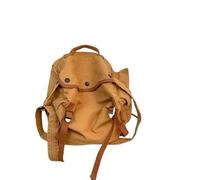 AEJHSIN Leather Messenger Bag Men Sacs messagers en toile épaisse de grande capacité for femmes, sacs à main styliste, sac bandoulière voyage polyvalent, d'école unisexes(Brown)