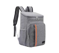 AEJHSIN Lunch Bag Sac à déjeuner thermique Portable de 20l, boîte nourriture, refroidisseur étanche, étui isolé glace, sacs dos Camping Oxford for dîner, glacière(GRAY)