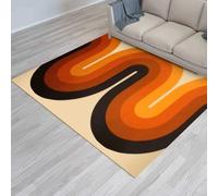 AEKDCL Tapis bohème vintage lavable en machine - 60 x 100 cm - Doux - Antidérapant - Facile à nettoyer - Durable - Pour salon, salle à manger, chambre à coucher, bureau