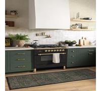 AEKDCL Tapis Forest pour salon, 160 x 200 cm, motif floral bohème, lavable, résistant aux taches, antidérapant, doux, léger et fin, pour chambre d'enfant, salle de jeux, appartement