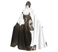 AEKGOHP Cape à capuche pour adulte avec imprimé âne drôle - Pour homme et femme