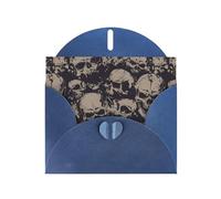 AEKGOHP Carte de vœux bleue avec inscription « Many Skulls Get Together » pour fête d'anniversaire festive