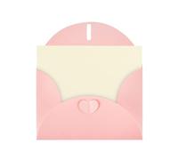 AEKGOHP Carte de vœux rose crème imprimée pour fête d'anniversaire festive