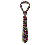 AEKGOHP Cravate pour homme avec imprimés arc-en-ciel Gay Pride - Douce et confortable pour le travail, le travail, un anniversaire, un mariage, une fête, un banquet - 145 x 7,9 cm - Facile d'entretien