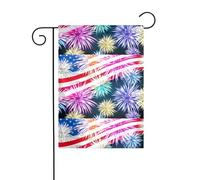 AEKGOHP Drapeau américain patriotique du 4 juillet - Décoration de jardin - Double face - 30,5 x 45,7 cm