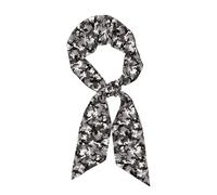AEKGOHP Écharpe tendance pour femme avec impression camouflage noir, gris, blanc, un accessoire polyvalent doux et soyeux