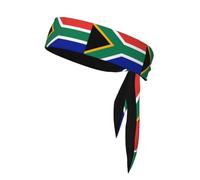 AEKGOHP Foulard de sport imprimé drapeau de l'Afrique du Sud, absorbant la transpiration et respirant, bandeau de mouvement, foulard double face