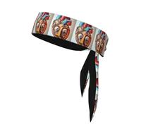AEKGOHP Foulard de sport imprimé graphique humain anatomie, absorbant la transpiration et respirant, bandeau de mouvement, foulard double face
