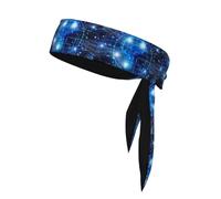 AEKGOHP Foulard de sport imprimé intelligence artificielle, absorbant la transpiration et respirant, bandeau de mouvement, foulard double face