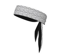 AEKGOHP Foulard de sport imprimé pingouins mignons, absorbant la transpiration et respirant, bandeau de mouvement, foulard double face