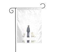 AEKGOHP It only has you in its eyes Prints Garden Flag Pole Outdoor Courtyard Decoration Double-face 30,5 x 45,7 cm