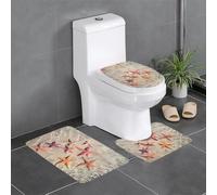 AEKGOHP Lot de 3 tapis de sol antidérapants et durables Motif étoiles de mer