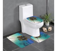 AEKGOHP Lot de 3 tapis de sol antidérapants et durables pour plage, noix de coco et soleil