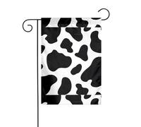 AEKGOHP Mât de drapeau de jardin avec imprimé de vaches - Double face - 30,5 x 45,7 cm