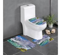 AEKGOHP Niagara Falls Prints Lot de 3 tapis de sol antidérapants et durables pour salle de bain
