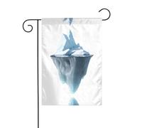 AEKGOHP The tip of the iceberg Prints Garden Flag Pole Outdoor Courtyard Decoration Double-face 30,5 x 45,7 cm