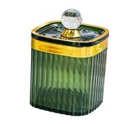 AEKLXVKU Bocal de conservation alimentaire avec couvercle pour épices et thé, vert, 8,6 x 12,5 cm