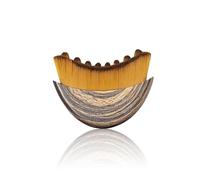 AEKZOX Brosse de Contour Lymphatique 1 Pièce, Drainage Lymphatique, Sculpture du Visage, du Menton et de la Mâchoire, Sèche pour le Cou, Design Ergonomique, Massage Visage et Exfoliation en Douceur