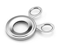 AEKZOX Coupe-Oeuf en Acier Inoxydable, Économiseur de Temps, Ouvre-Oeuf à la Coque, Ciseaux à Oeufs, Décapant la Coquille, Casse à la Coque, Toqueur à Oeuf, Coupe Oeufs Durs, Pour Œufs Crus et Cuits