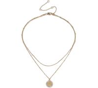 Aela Aela Diamond Simulant Birthstone Multirow Necklace