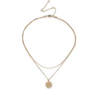 Aela Aela Diamond Simulant Birthstone Multirow Necklace