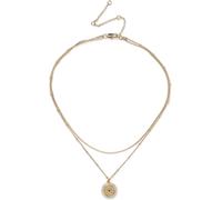 Aela Aela Diamond Simulant Birthstone Multirow Necklace