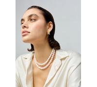 Aela Collier superposé Aela Rose quartz et perles d'eau douce