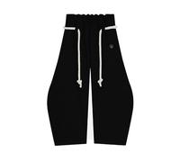 Aelfric Eden Pantalon de jogging baggy pour homme et femme - Pantalon basique baril large - Unisexe - Pantalon de loisirs moderne - Pantalon décontracté Y2K - Pantalon de streetwear, Noir , M