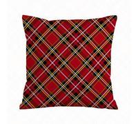 AELKSP Housse Coussin,Modèle de Tartan écossais Vintage Traditionnel,40x40 cm,Lot de Coussin Taie d'oreiller Décoratif Canapé pour Chambre, Canapé, Chaise, Lit,Jardin