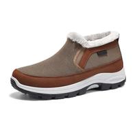 AeloSiym Bottes De Neige pour Hommes Bottes De Marche Bottes d'hiver Bottines Résistantes Bottes De Motard Légères Chaussures De Neige Antidérapantes Chaussures De Randonnée Bottes De Combat