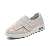 AeloSiym Chaussures pour Diabétiques Chaussures Orthopédiques Faciles À Enfiler Chaussures De Marche Orthopédiques Baskets Grande Largeur pour Hommes Et Femmes Chaussures D'intérieur Réglables