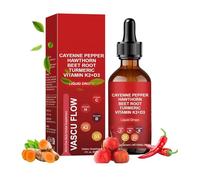 Aeluro Gouttes de Cayenne, extrait de poivre de Cayenne Aeluro, extrait de poivre de Cayenne, gouttes de poivre de Cayenne, 60 ml, goutte liquide de piments de Cayenne naturels, formule naturelle (1