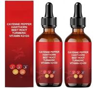 Aeluro Gouttes de poivre de Cayenne, gouttes de poivre de Cayenne Aeluro, liquide d'extrait de poivre de Cayenne, goutte de poivre de Cayenne naturelle, stimulateur du métabolisme, formule douce (2)