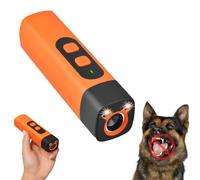 Aemmbon Stop-Croq - Calmez Les Aboiements Tout en Douceur, en Une Pression, Croquette Anti Aboiement, Lampe Torche LED, Portée De 15 M, Idéal pour Toutes Les Races Et Tous Les âges (Orange)