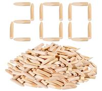Aemygo Lot de 200 bouchons de trou de poche en bois massif, chevilles en bois de pin, gabarit à vis de poche, outil de travail du bois