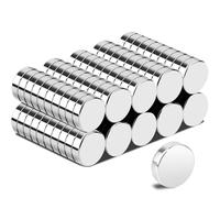 Aenienoe 100 Pièces Aimant Puissant 7x2mm Aimant Neodyme Mini Magnet Frigo Petit Aimant Rond