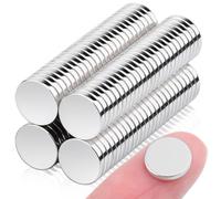Aenienoe 100 Pièces Aimant Puissant 9x1.5mm Aimant Neodyme Mini Magnet Frigo Petit Rond Tableau Blanc Magnétique