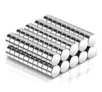 Aenienoe 100 Pièces Petit Aimant Rond 4x2mm Aimant Neodyme Puissant Aimants Mini Magnet pour Frigo Photo Oeuvre