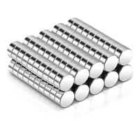 Aenienoe 100 Pièces Petit Aimant Rond 6x3mm Aimant Neodyme Puissant Aimants Mini Magnet pour Frigo Photo Oeuvre