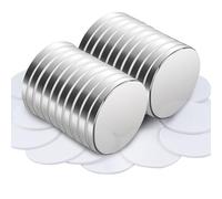 Aenienoe 20Pcs Aimant Neodyme Super Puissant Gros 30x3mm Aimant Autocollant Rond Aimant Frigo