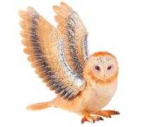AENIMELY Figurine de Hibou Volant réaliste - Jouet modèle d'oiseau Solide pour Les Enfants - Figurine Animale éducative, décoration de gâteau, décoration de Cadeau Nature