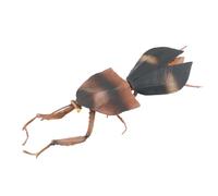 AENIMELY Figurine de mante de feuilles mortes réalistes - Grand modèle d'insecte en plastique solide - Affichage scientifique - Décoration de gâteau