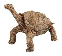 AENIMELY Figurine de Tortue des Galapagos (Coquille Brune) - modèle de Tortue Solide réaliste - Jouet éducatif pour Reptiles de la Faune, Cadeau d'apprentissage de la Nature, décor de Diorama Animal