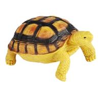 AENIMELY Figurine de Tortue Russe (Coquille Noire) - modèle de Tortue terrestre Solide réaliste - Jouet éducatif de Reptile de la Faune, Cadeau d'apprentissage de la Nature, décor de Diorama Animal