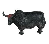 AENIMELY Figurine de Yak Creuse - Jouet réaliste de modèle Animal des Hautes Terres pour Les Enfants, Figurine éducative d'apprentissage de la Faune des Montagnes, Garniture de gâteau et présentoir