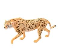 AENIMELY Grande Figurine de guépard Marchant Creuse - Jouet modèle de Grand Chat Safari réaliste pour Enfants, Animal Sauvage éducatif, décoration de gâteau et décor de Diorama dans la Jungle