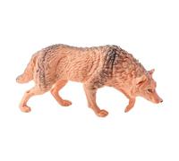 AENIMELY Grande Figurine de Loup Marcheur Creux - Jouet Animal prédateur de forêt réaliste pour Enfants, modèle Animalier éducatif, décoration de gâteau et décor de Diorama Nature