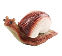 AENIMELY Jouet à Presser Escargot - Figurine Animale réaliste en Caoutchouc Souple TPR avec Coque Rigide - Jouet sensoriel Anti-Stress pour Enfants, modèle cognitif STEM